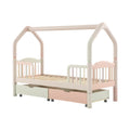**Technische titel in het Nederlands: Kinderbed met opberglades en veilige, afgeronde hoeken**