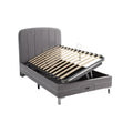 **Technische Titel in het Nederlands:** **Inklapbaar Bed met Opbergruimte en Houten Lattenbodem**